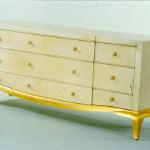 Marseille Dresser (Chiffonier)
Goatskin with Gold Leaf Base
70” Wide x 20” Deep x 32” High
Available in Custom Sizes & Finishes
<A  HREF="http://www.imambience.com/Marseille_Dresser.pdf"><b>Click here</b> </A>to view and download tearsheet.