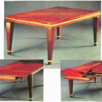 F432 Mahogany Table
With Two Self-storing Leaves
42” Wide x 72” Long x 30” High
Available in Custom Sizes & Finishes
<A  HREF="http://www.imambience.com/F432_Mahogany_Table.pdf"><b>Click here</b> </A>to view and download tearsheet.