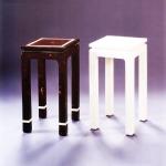 F395 End tables in cocoshell dark fill with bone inserts (L) and all bone (R)
Size: 12" Square x 22” High
Custom Sizes and Finishes Available
<A  HREF="http://www.imambience.com/F395_End-Tables.pdf"><b>Click here</b> </A>to view and download tearsheet.
