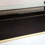 F444A Stanleigh Cabinet
In Lacquer and Brass
72” Wide x 20” Deep x 34” High
Available in Custom Sizes & Finishes
<A  HREF="http://www.imambience.com/F444A_Stanleigh_Cabinet.pdf"><b>Click here</b> </A>to view and download tearsheet.