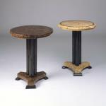 F 330 Empire Tables
Bark black fill, Totuma black Fill
18”diameter x 22” high.
Available in Custom Sizes & Finishes
<A  HREF="http://www.imambience.com/F330_Empire_End-Tables.pdf"><b>Click here</b> </A>to view and download tearsheet.